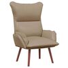 vidaXL karossz&eacute;k Cappuccino 69 x 74 x 93 cm M&uuml;bőr