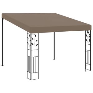 vidaXL t&oacute;psz&iacute;nű falra szerelhető pavilon 3 x 3 x 2,5 m