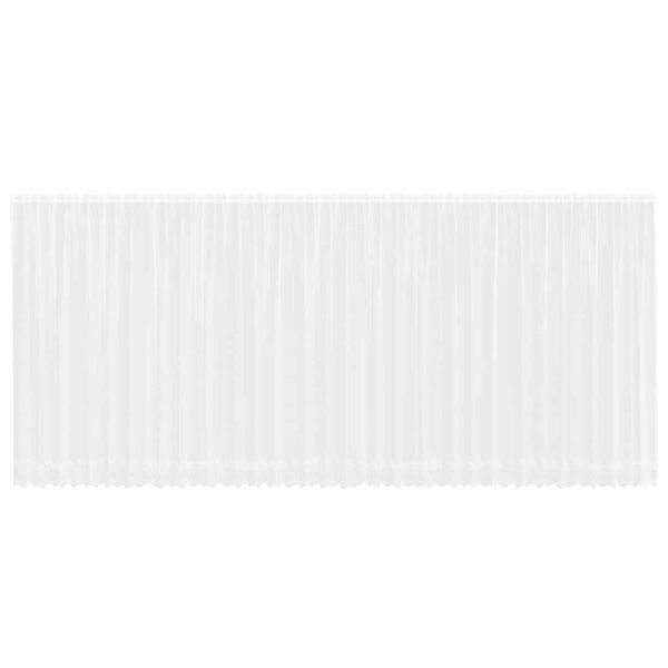 vidaXL Csipk&eacute;s F&uuml;gg&ouml;ny f&uuml;gg&ouml;ny&ouml;kkel Feh&eacute;r 220 x 900 cm Poli&eacute;szter