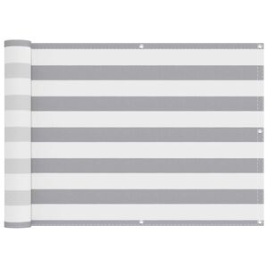 vidaXL Erk&eacute;ly Sz&uacute;nyogh&aacute;l&oacute; Vil&aacute;gossz&uuml;rke &eacute;s feh&eacute;r 75 x 700 cm