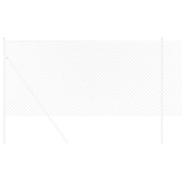 vidaXL L&aacute;ncszem Ker&iacute;t&eacute;s Ez&uuml;st 10 x 1,2 m Horganyzott ac&eacute;l