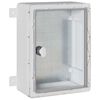 vidaXL Vez&eacute;rlőszekr&eacute;ny Sz&uuml;rke 32 x 13 x 33 cm ABS Műanyag