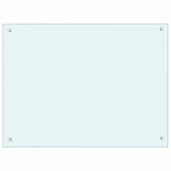 vidaXL 2 db fehér edzett üveg konyhai falburkoló 80 x 60 cm