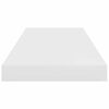 vidaXL magasf&eacute;nyű feh&eacute;r MDF lebegő fali polc 60 x 23,5 x 3,8 cm