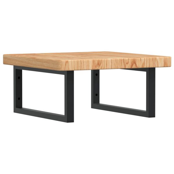 vidaXL ac&eacute;l &eacute;s t&ouml;m&ouml;r t&ouml;lgyfa falra szerelhető mosd&oacute;polc