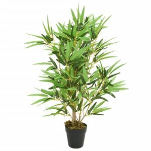 vidaXL z&ouml;ld mű bambuszfa 368 lev&eacute;llel 80 cm