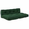 vidaXL Pallet Sofa P&aacute;rna 2 pcs Z&ouml;ld 120 x 80 x 38 cm Sz&ouml;vet