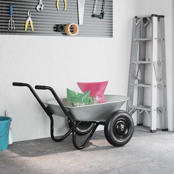 vidaXL Talicska t&aacute;lca csere Ez&uuml;st 90 x 63 x 28 cm Ac&eacute;l