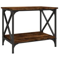 vidaXL barna tölgyszínű szerelt fa kisasztal 55 x 38 x 45 cm