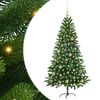 vidaXL Kar&aacute;csonyfa 150 LED-del &aacute;llv&aacute;nnyal Z&ouml;ld 150 cm PE
