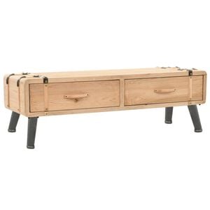 vidaXL t&ouml;m&ouml;r fenyő TV-szekr&eacute;ny 120 x 33 x 35 cm