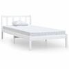 vidaXL Small Single feh&eacute;r t&ouml;m&ouml;r fenyőfa &aacute;gykeret 75 x 190 cm