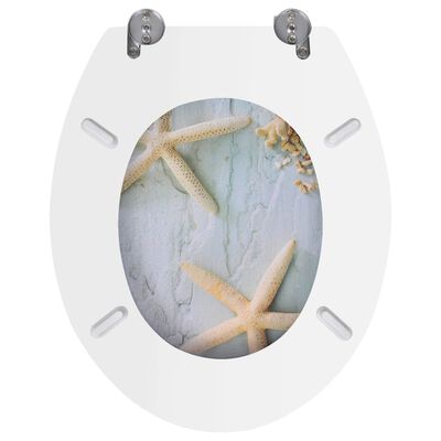 vidaXL 2 db tengericsillag mintás WC ülőke