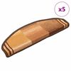 vidaXL 5 db barna &ouml;ntapad&oacute; l&eacute;pcsőszőnyeg 65x21x4 cm