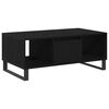 vidaXL Doh&aacute;nyz&oacute;asztal Fekete t&ouml;lgy 90 x 50 x 36.5 cm Szerelt Fa