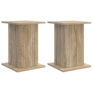 vidaXL N&ouml;v&eacute;ny&aacute;llv&aacute;ny 2 pcs Sonoma T&ouml;lgy 30,5 x 30 x 43 cm Szerelt Fa