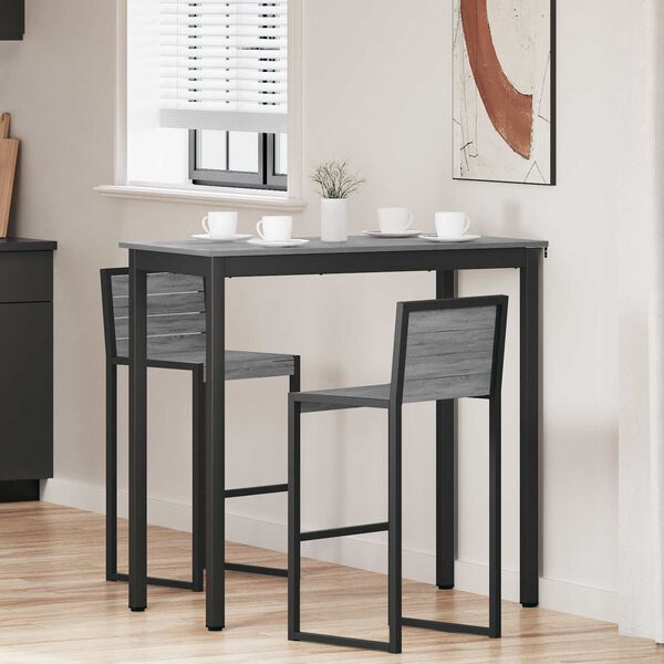 vidaXL &Eacute;tkezőasztalok Faanyag