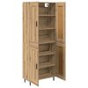 vidaXL Magasfi&uacute; 2 pcs Artisan t&ouml;lgy 69,5 x 34 x 180 cm Faanyag