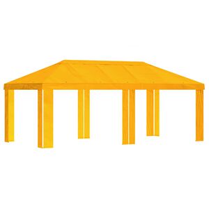 vidaXL S&aacute;tras Fed&eacute;l 6 x 3 m S&aacute;rga Poli&eacute;szter 190 gsm