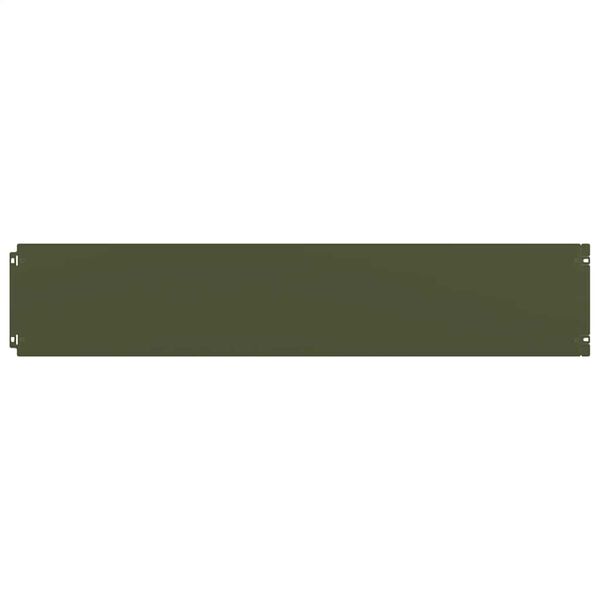 vidaXL 10 db olajz&ouml;ld hidegen hengerelt ac&eacute;l gyepszeg&eacute;lyek 20x103 cm