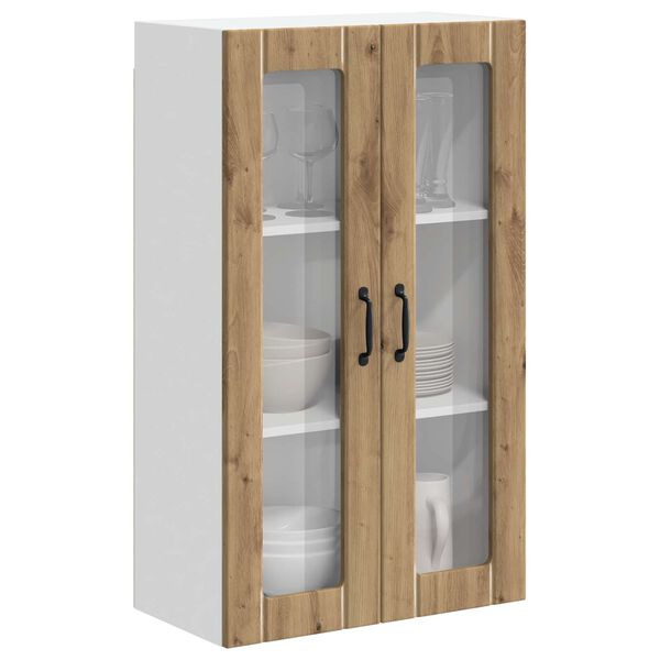 vidaXL Fali konyhaszekr&eacute;ny Artisan t&ouml;lgy 60 x 31 x 100 cm Faanyag