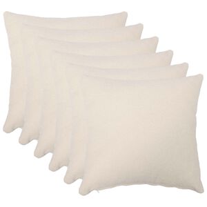 vidaXL P&aacute;rna huzat 6 pcs HEERLEN Kr&eacute;msz&iacute;nű 30 x 30 cm Boucl&eacute;