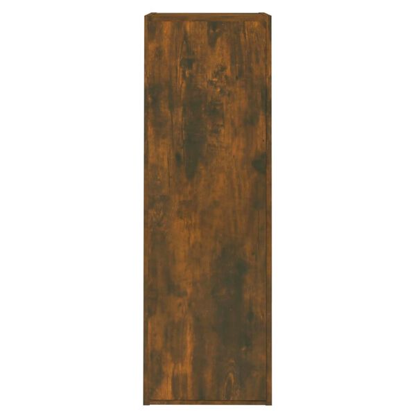 vidaXL f&uuml;st&ouml;s t&ouml;lgy sz&iacute;nű szerelt fa TV-szekr&eacute;ny 30,5x30x90 cm