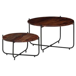 vidaXL 2 db t&ouml;m&ouml;r ak&aacute;cf&aacute;b&oacute;l doh&aacute;nyz&oacute;asztal 60 x 35 cm