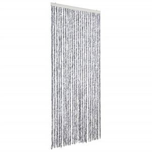 vidaXL feh&eacute;r &eacute;s sz&uuml;rke zsen&iacute;lia rovarf&uuml;gg&ouml;ny 100 x 220 cm