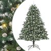 vidaXL Mű kar&aacute;csonyfa Z&ouml;ld 240 cm PVC &eacute;s Műanyag &eacute;s Ac&eacute;l