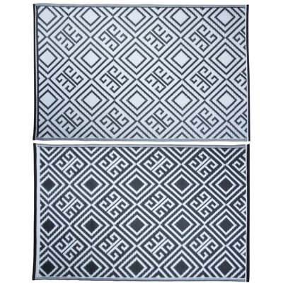 Esschert Design grafikai mintás kültéri szőnyeg 120 x 186 cm OC12