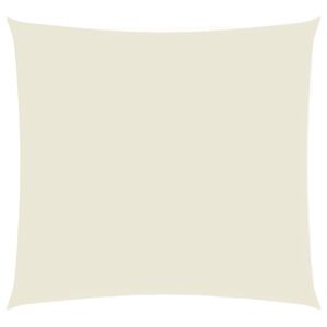 vidaXL n&eacute;gyzet alak&uacute;, kr&eacute;msz&iacute;nű oxford sz&ouml;vet napvitorla 3,6 x 3,6 m