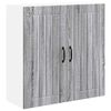 vidaXL Fali Szekr&eacute;ny LUCCA Sz&uuml;rke Sonoma 80 x 31 x 80 cm Szerelt Fa