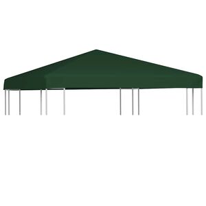 vidaXL z&ouml;ld pavilon tetőponyva 310 g/m&sup2;, 3 x 3 m