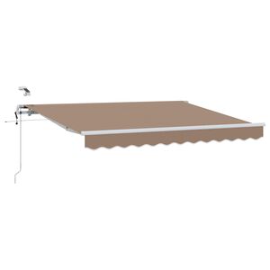 vidaXL Beh&uacute;zhat&oacute; napellenző T&oacute;psz&iacute;nű 300 x 250 cm Poli&eacute;szter