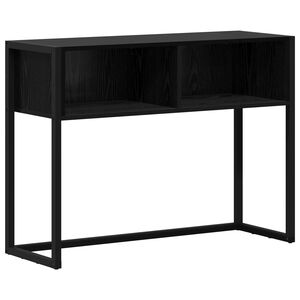 vidaXL V&eacute;gasztal Fekete t&ouml;lgy 100 x 36 x 75 cm Szerelt Fa