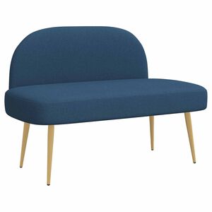 vidaXL K&aacute;rpitozott pad h&aacute;tt&aacute;ml&aacute;val K&eacute;k 110 x 60 x 76 cm