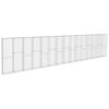 vidaXL horganyzott ac&eacute;l gabion fal bor&iacute;t&aacute;ssal 900 x 50 x 200 cm