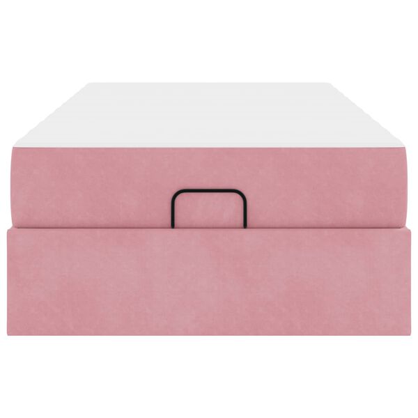 vidaXL &Aacute;gykeret matraccal matracmal 2 pcs R&oacute;zsasz&iacute;n B&aacute;rsony