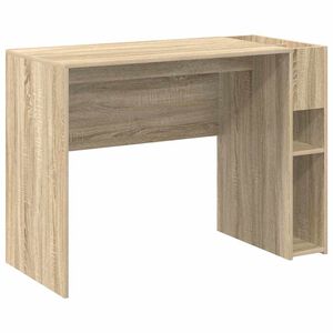 vidaXL Asztal Sonoma t&ouml;lgy Szerelt Fa 109 x 50 x 78 cm