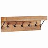 vidaXL Kab&aacute;thorog Falra szerelhető Barna 73 x 19 x 23 cm T&ouml;m&ouml;r ak&aacute;cfa