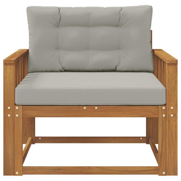 vidaXL K&uuml;lt&eacute;ri k&ouml;z&eacute;pső kanap&eacute; T&ouml;m&ouml;r Ak&aacute;cfa Term&eacute;szetes