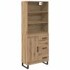 vidaXL Magasfi&uacute; 2 pcs Artisan t&ouml;lgy 69,5 x 34 x 180 cm Faanyag