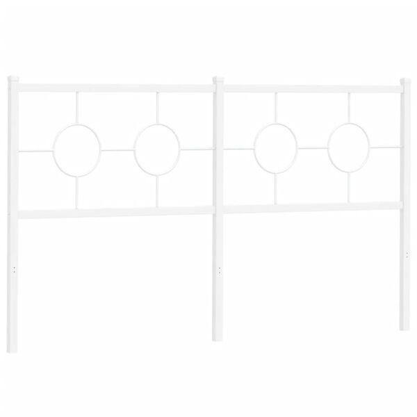 vidaXL feh&eacute;r f&eacute;m csere fejt&aacute;mla 160 cm