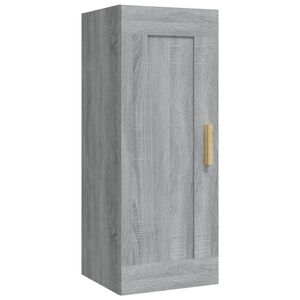 vidaXL sz&uuml;rke sonoma sz&iacute;nű szerelt fa faliszekr&eacute;ny 35 x 34 x 90 cm