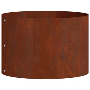 vidaXL &Uuml;ltető gyűrű Rozsd&aacute;s 30 x 30 x 20 cm Időj&aacute;r&aacute;s&aacute;ll&oacute; ac&eacute;l