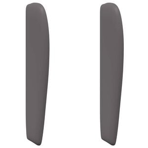 vidaXL Fejt&aacute;mla F&uuml;l Hom&aacute;lyos Sz&uuml;rke 80 x 23 x 6 cm PVC