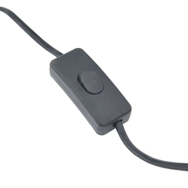 vidaXL fekete fűzfa &aacute;ll&oacute;l&aacute;mpa 61 cm E27