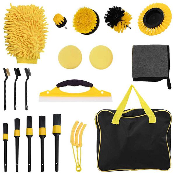 vidaXL Aut&oacute; Kefe K&eacute;szlet Soksz&iacute;nű polirattan