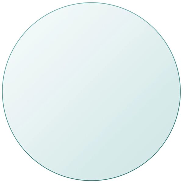 vidaXL edzett &uuml;veg asztallap kerek 700 mm